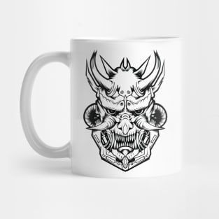 Siluet illustration mecha Mug